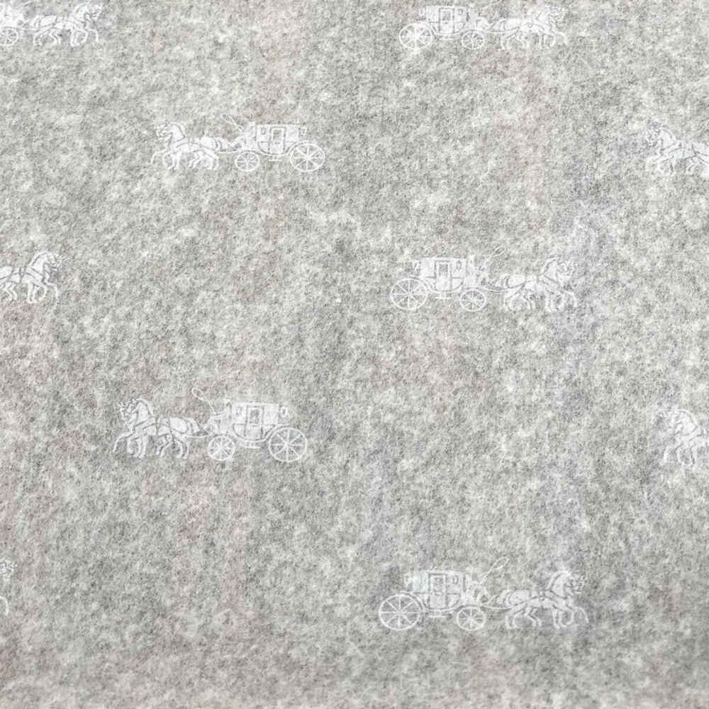 NEW COACH Gift Tissue Carriage Paper Size 24"x36" - Lot of 5 sheets - OFF WHITE